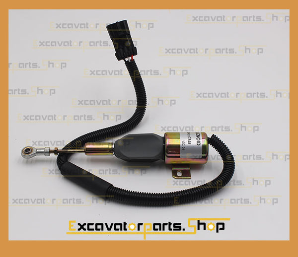 Stop solenoid 504017345 ES1751E-24V C94+ for CASE Kobelco E215 New Holland excavators